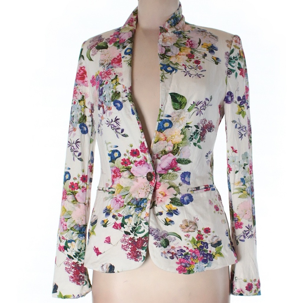 Floral Women's Blazer by Zara size medium
